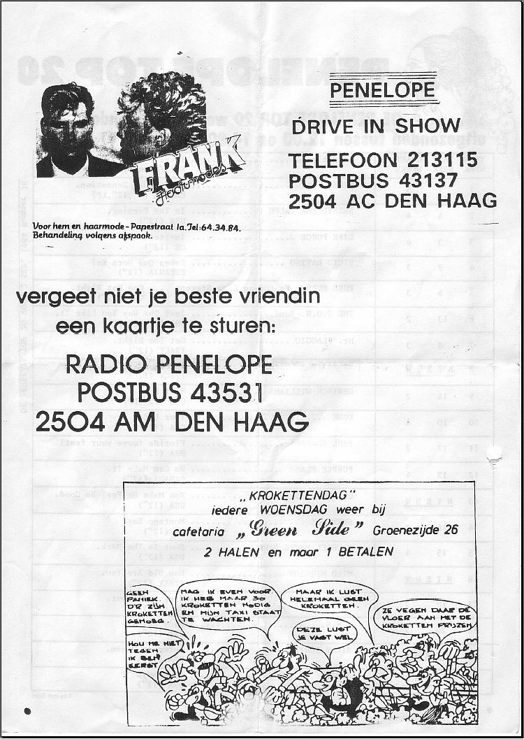 Penlope Top 20 2 september 1984 nr36